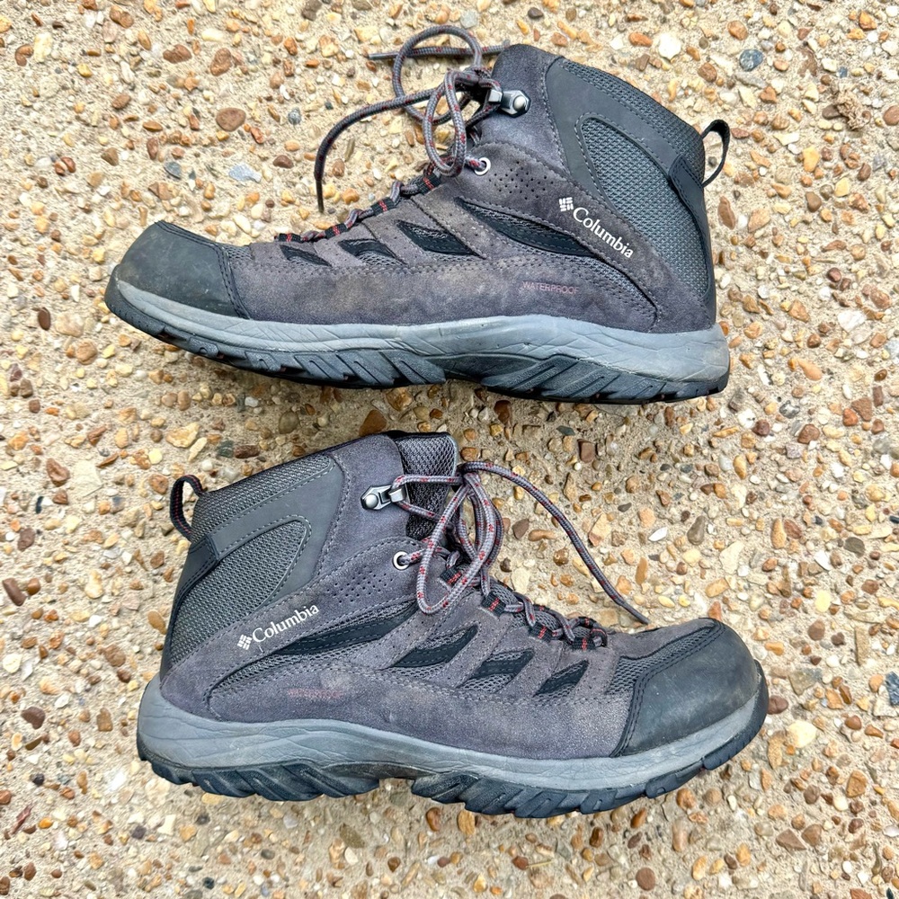 Columbia Men’s Crestwood Waterproof Mid Hiking Boots Size 9 W
